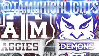 Texas A&M Highlights vs Northwestern State 08-30-2018 ᴴᴰ