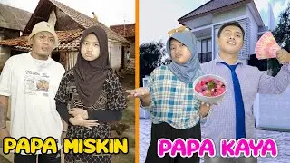 RICH DAD VS POOR DAD DURING NGABUBURIT | Parody Drama | Dinda's World