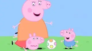 Peppa Pig in Hindi - Piggy in the Middle - Gendh ka Khel - हिंदी Kahaniya - Hindi Cartoons for Kids