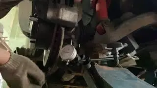Lower ball joint inspection with dial indicator 3rd gen 4Runner Tacoma Sequoia Tundra Prado Toyota