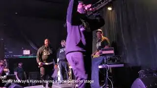D12 hype battle on stage (Moncton, New Brunswick, Canada, 2024)