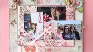 Bacheca Portafoto fai da te - Showcase photo holder Shabby chic