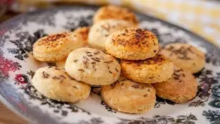 Очень вкусное СЫРНОЕ ПЕЧЕНЬЕ | сырные крекеры | простой рецепт Cheese Cookies