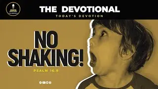 No Shaking!  ||  Psalm 16:8  ||  THE DEVOTIONAL