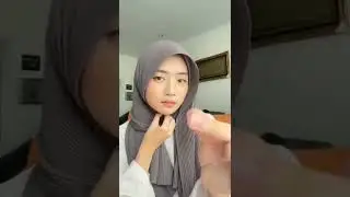 Tutorial hijab pashmina plisket menutup dada