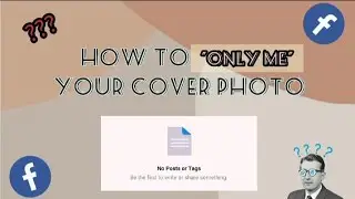 HOW TO ONLY ME  COVER PHOTO ON FACEBOOK | @PAMELA_JANE