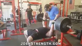 Cody Courter, 530 Raw Bench Press