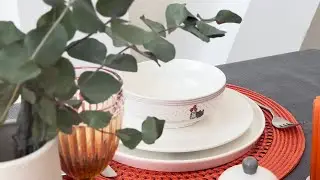 Сервировка стола из посуды «Уютные коты»