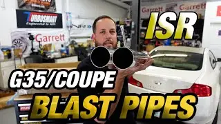 INFINITY G35 COUPE ISR BLAST PIPE EXHAUST SYSTEM INSTALL SOUNDS PERFECT!