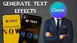 Create Eye Catching Text Effects in Canva | Texture Effect for Content Creation