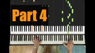 'Black and White Rag' George Botsford / Winifred Atwell. Half-speed Synthesia tutorial - Part 4.