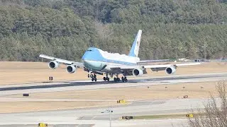 Air Force One Arrival at Raleigh