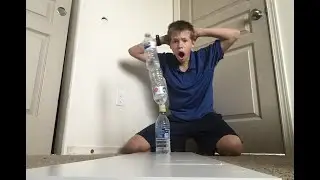 Water Bottle Flip Trick Shots 4 Fails | Cube Flipper