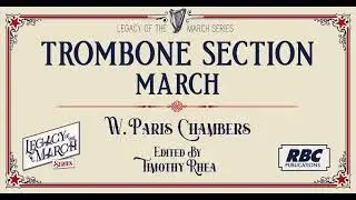 Trombone Section - W. Paris Chambers - ed. by Timothy Rhea