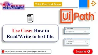 Read text file||Write text file||Append line Activity||UIPath||Text Automation||UIPATH Tutorial-31