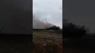 Уничтоженный украинский БТР 4Е