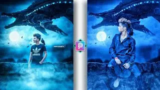 crocodile picsart  photo editing |picsart se crocodile photo editing kaise kare || Android editz ||