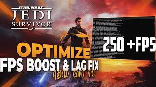 How To Optimize Star Wars Jedi Survivor For Gaming | FIX FPS DROP & BOOST FPS(2023)