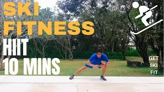 Get Ski Fit | 10 Min HIIT for everyone | No Equipment needed