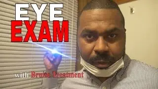 [ASMR] Eye EXAM Role Play DR JONES & Male Nurse BRUISE TREATMENT Light Tracking & Personal Attention