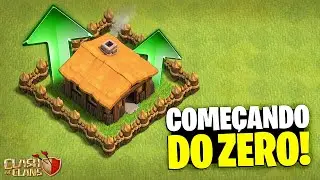 UMA VILA DO ZERO! COMEÇANDO DO ZERO NO CLASH OF CLANS EM PLENO 2023!