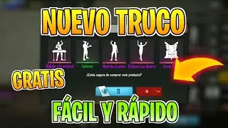 COMO COMPRAR TODOS los EMOTES con 0 DIAMANTES ✔ - ¿FUNCIONA?
