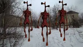 SIRENHEADS attacked us in real life IN GARAGES | Siren Head in real life