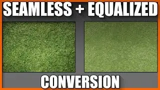 Blender 2.8 Seamless equalized texture conversion tutorial