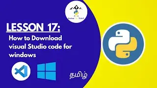 Download vscode For Windows 11 | Latest version | python for beginners | peak-python in Tamil