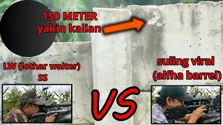 tes akurasi LOTHAR WALTER dan ALFHA BARREL