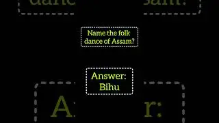 Name the folk dance of Assam?#gk #gkwithprima #folkdance