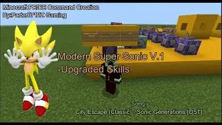 Modern Super Sonic V.1 MCPE/MCBE Showcase