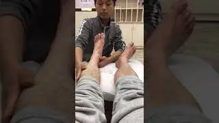 Cute Chinese Boy Foot Massage 2