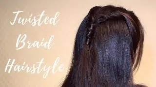 Simple Twist Braid Hairdo Tutorial | J.M.