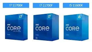 i7 11700K vs i7 11700F vs i5 11600K - RTX 3080 - Gaming Comparisons