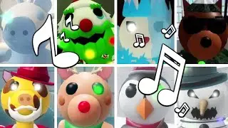 ROBLOX PIGGY ALL CHRISTMAS JUMPSCARES BUT WITH CHRISTMAS MUSIC