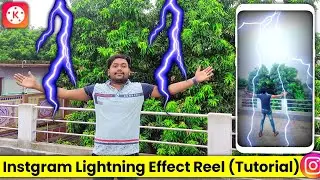 Instgram Viral Lightning Reel Tutorial⚡ Kinemaster Instagram Reel Editing Tutorial #lightningreel