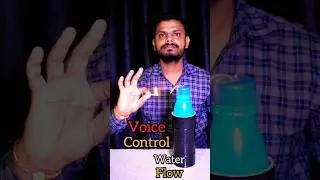 Voice Control Water Flow #shorts #trending #science #experiment