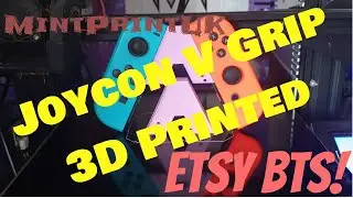 3D Printed JoyCon V Grip - Nintendo Switch Accessory by MintPrintUK
