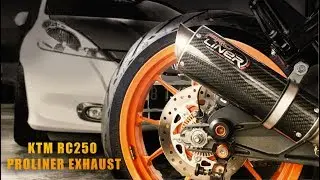 Knalpot Proliner carbon exhaust KTM RC 250