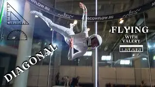 Diagonal flying with Valery
