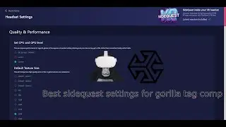 Best sidequest settings for gorilla tag comp