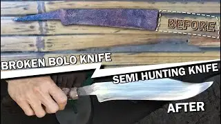 Broken Bolo Blade Restoration  | Aurora Philippines #restoration #tranformation  #knife