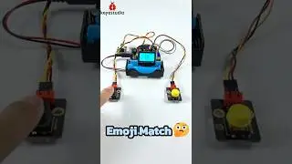#shorts 🐞 🕹️💡 Brain Teaser Alert! Emoji Memory Challenge on Arduino! 😂👾 #keyestudio #arduino #games