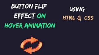 Button Flip Effect on hover Animation