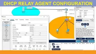 CCNA LAB 4 : Configuring DHCP Relay Agent on Cisco Packet Tracer | IP Helper-address Configuration.