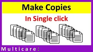 How to make multiple copies of file in single click - without copy paste