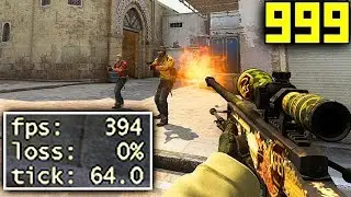 СЕКРЕТНЫЙ СПОСОБ УВЕЛИЧИТЬ FPS В CS:GO за 1 минуту (Я получил +300 фпс)