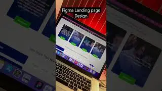 Figma landing page design #figmadesign #figma  #figmatutorial #uidesign #uiux #ui #figmashorts
