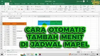 Cara Menambah Menit Pada Jadwal Pelajaran Secara Otomatis